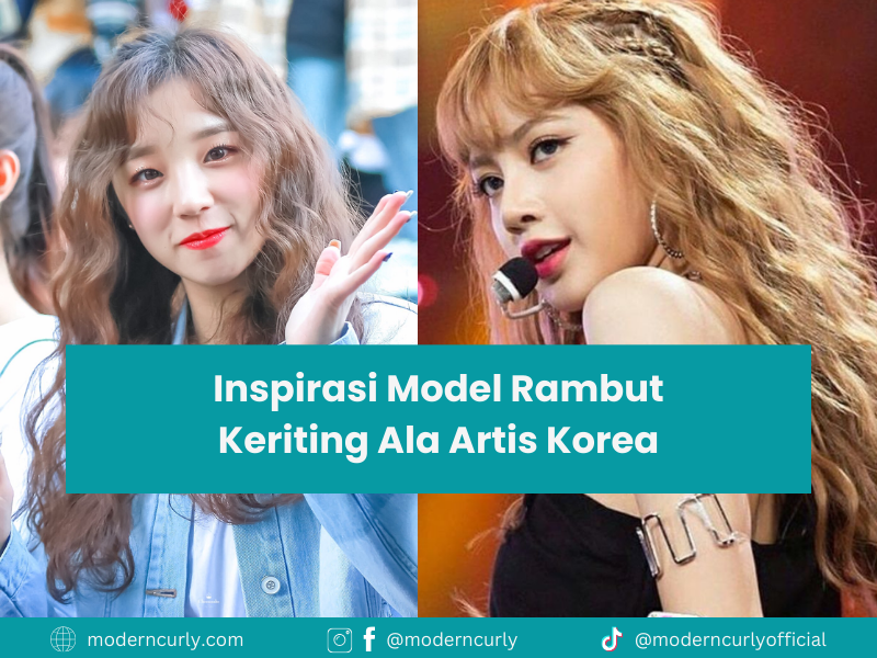 Model Rambut Keriting Ala Artis Korea