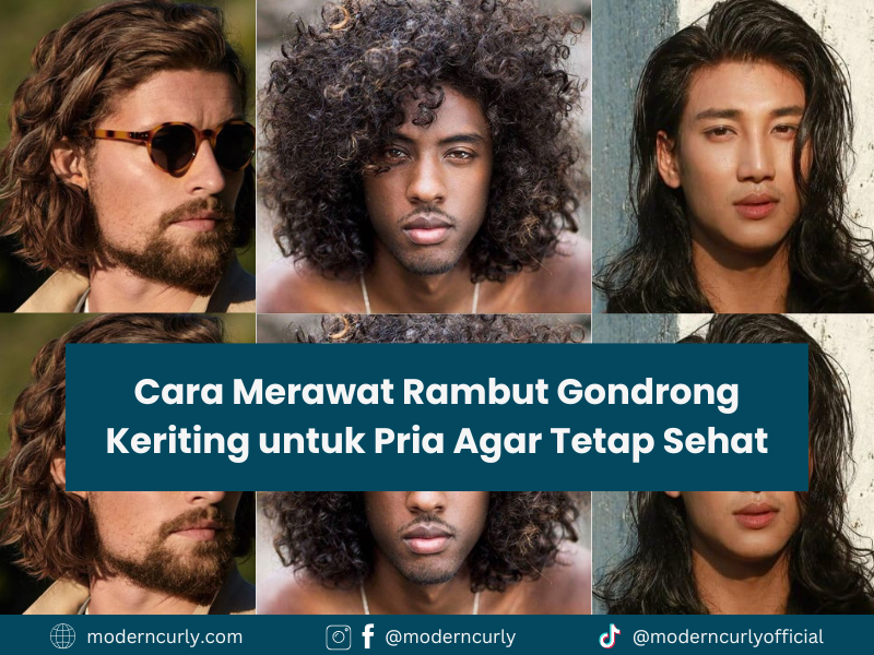 14 Cara Merawat Rambut Gondrong Keriting untuk Pria Agar Tetap Sehat