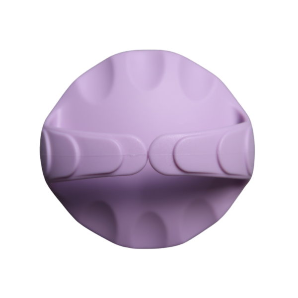 Scalp Massager Head Brush for Spa - Purple - Top view