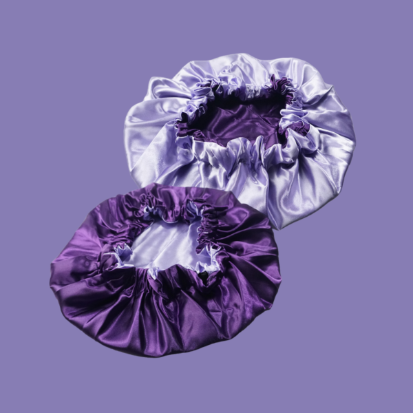 Silk Satin Bonnet for Curly Hair Protection - Anti Frizz