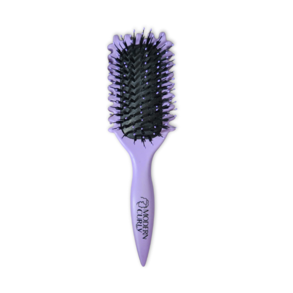 Curly Hair Brush 24 cm Purple