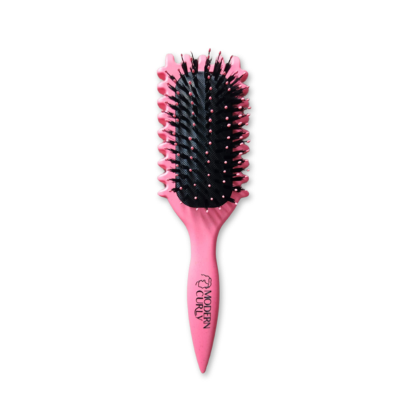 Curly Hair Brush 24 cm pink