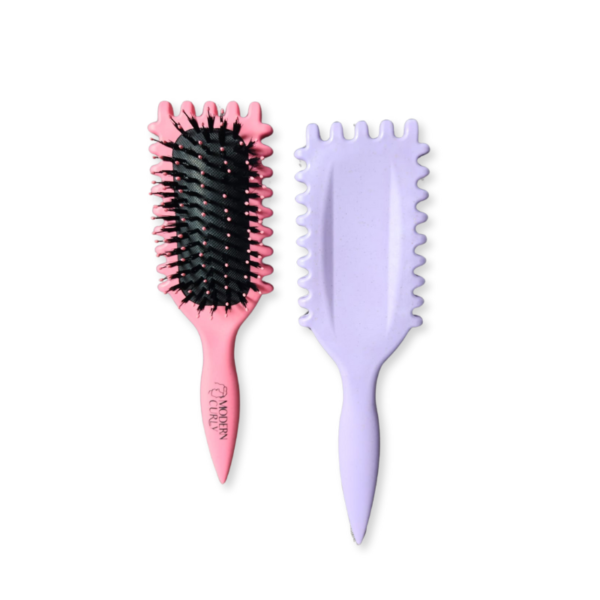 Curly Hair Brush 24x 7 cm front and back