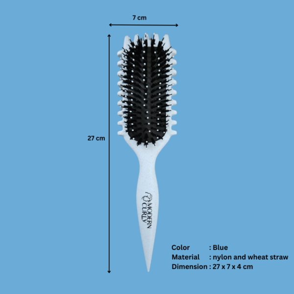 Curly Hair Styling Brush 27 cm - Blue